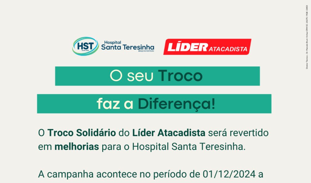 Campanha Troco Solidário